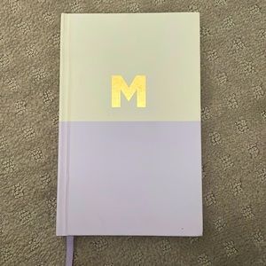 Kate Spade - M initial journal only three pages were used